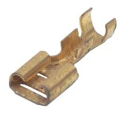 Brass Female Socket Terminal - 6 - 3mm - 10 Pieces