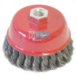 Cup Brush Knotted 100mm M14X2