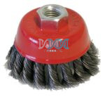 Cup Brush Knotted 75mm M14X2