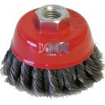 Cup Brush Knotted 75mm M14X2