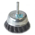 Cup Brush Knotted With Shaft 75mm