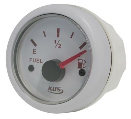 Fuel Level Gauge 52mm White