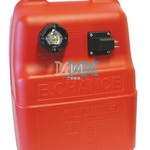 Fuel Tank Red Plastic With Yamaha Female