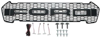 Grille With Black Letter.With Led Ford Ranger 2015