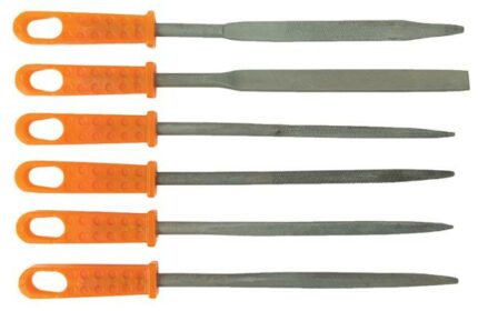 Mini File Set 6 Piece In Pouch 170X5mm