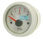 Oil Pressure Gauge 52mm White