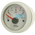 Oil Pressure Gauge 52mm White