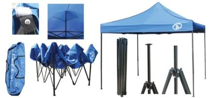Gazebo Blue 3X3M 18Kg