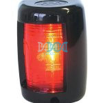 Port Light Red Small Black