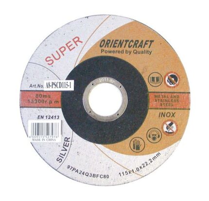 Orientcraft Professional Steel Cutting Disc 115X1X22mm