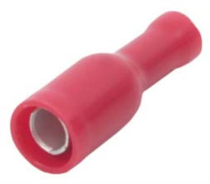 Red Bullet Terminal Female - 10 Pieces