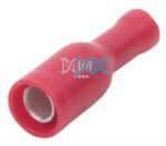 Red Female Bullet Terminal - 100 Pieces