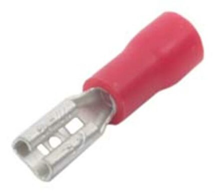 Red Female Radio Terminal - 10 Pieces