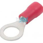 Red Ring Terminal 6.4mm- 10 Pieces