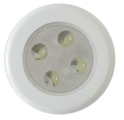 Roof Lamp 4Led White Diameter 75mm Flush Mtg