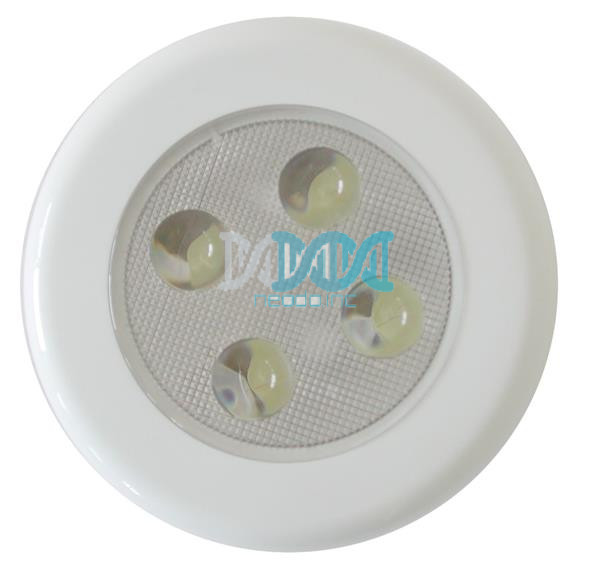 NEO-00897 Roof Lamp 4Led White Diameter 75mm Flush Mtg