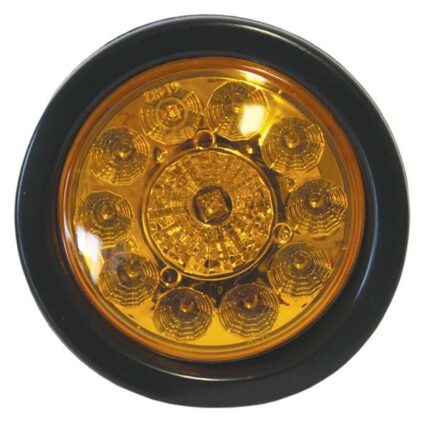 Trailer Round Led Ind.Amber Lamp 10-30V