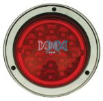 Trailer Lamp Round Led Red 10-30V 19Leds
