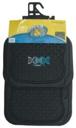 Rubber Mat Set Black 4 Piece