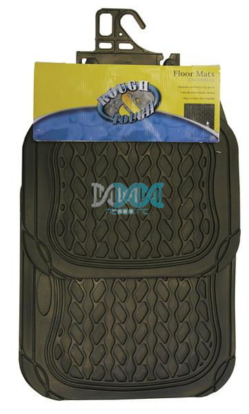 Rubber Mat Set Black(4 Piece)