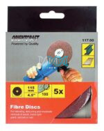 Sanding Disc 115mm Grit 100 5 Piece