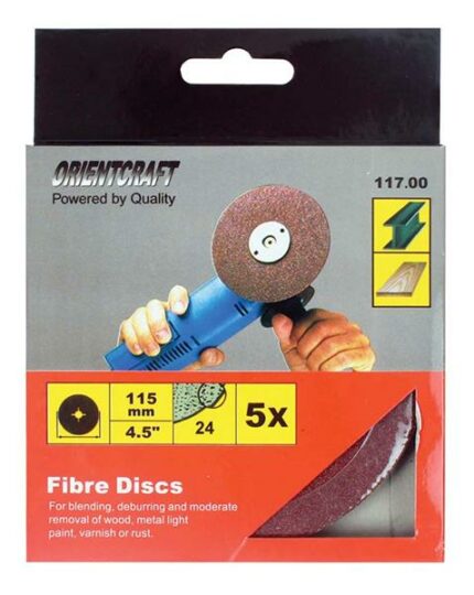 Sanding Disc 115mm Grit 24 5 Piece