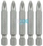 Screw Driver Bits 5 Piece Ph2 Chrome Vanadium