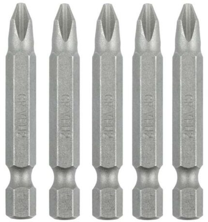 Screw Driver Bits 5 Piece Ph2 Chrome Vanadium