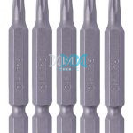 Screw Driver Bits 5 Piece Torx T25 Chrome Vanadium