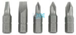 Screw Driver Bits Set 5 Piece -/+