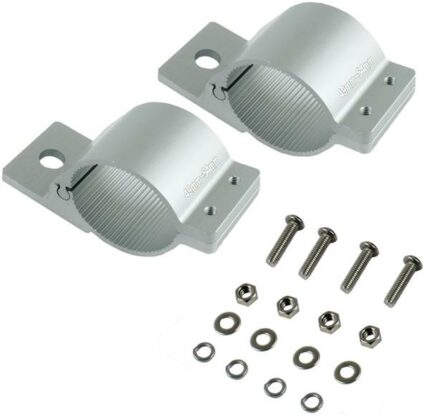 Spot Light Bracket Set 49-54mm Silver