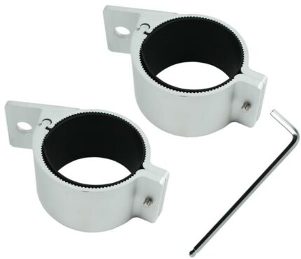 Spot Light Bracket Set 76mm Silver