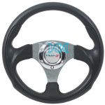 PU Steering Wheel Dark Grey