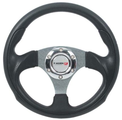 PU Steering Wheel Dark Grey