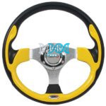PU Steering Wheel Yellow