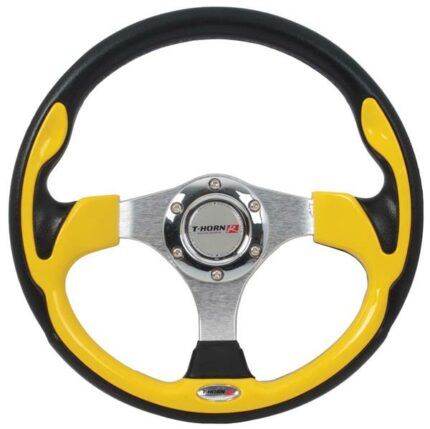 PU Steering Wheel Yellow