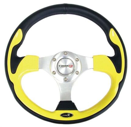 Pvc Steering Wheel Yellow