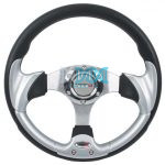 DISCONTINUED - Steering Wheel Silver Polyeurathane