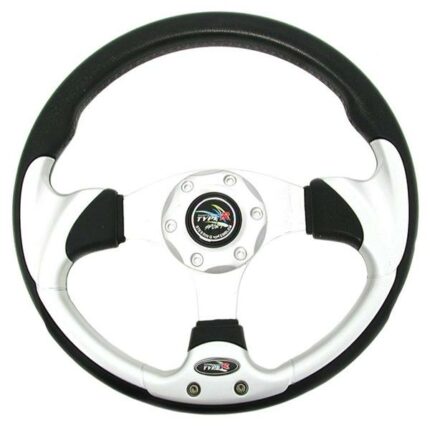Steering Wheel Silver Polyeurathane