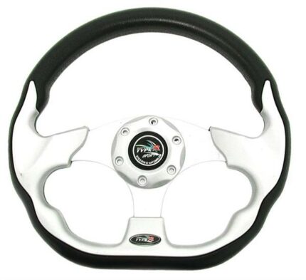 Steering Wheel Silver Polyeurathane