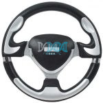 DISCONTINUED - Steering Wheel Silver Polyeurathane