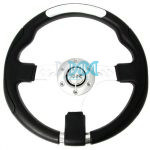 Steering Wheel Silver Polyeurathane