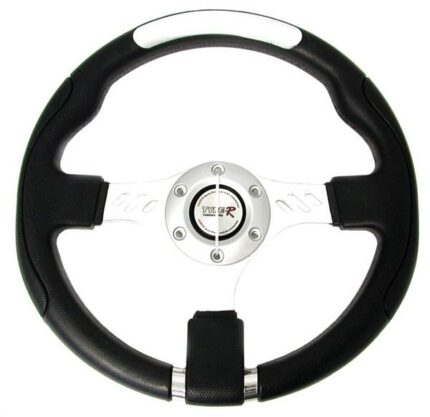 Steering Wheel Silver Polyeurathane