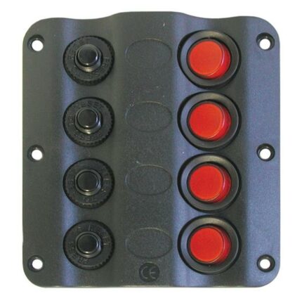 Switch Panel(4) Led With Circuit Breaker