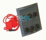 Switch Panel Splash Proof Black 130