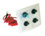 Switch Panel Waterproof White Plastic
