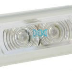 Universal Lamp 2Led Clear 84X30mm 12V