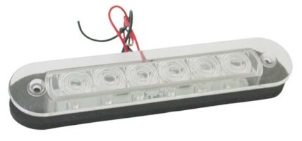 Universal Lamp 6Led 140X28mm Flush Mtg