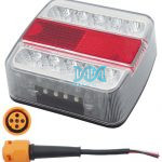 Trailer Lamp Led Universal With Plug End