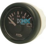 Volt Gauge 24V 52mm Black